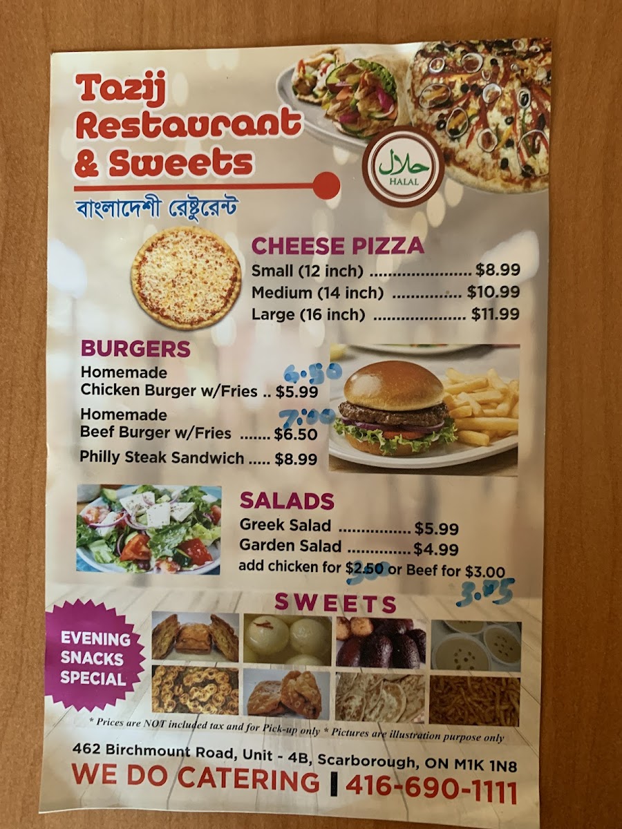 TAZIJ SHAWARMA AND PIZZA Menu - Image 5